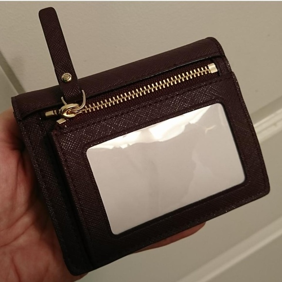 Kate Spade Mahogany Laurel Way Mahogany Leather Wallet - Picture 5 of 9